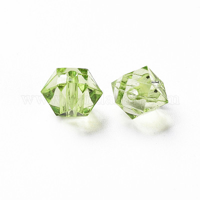 Прозрачные акриловые бусины TACR-S154-15B-83-1