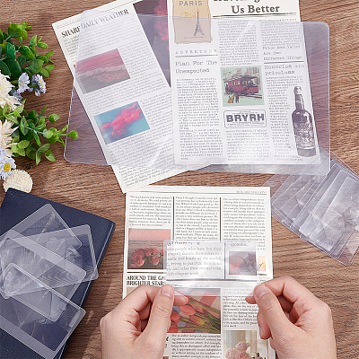 Ahademaker 25 шт. 2 стильные пластиковые портативные увеличительные линзы TOOL-GA0001-65-1