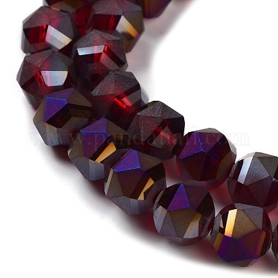 Гальванизируйте прозрачное стекло бисер нитей EGLA-I018-HR03-1