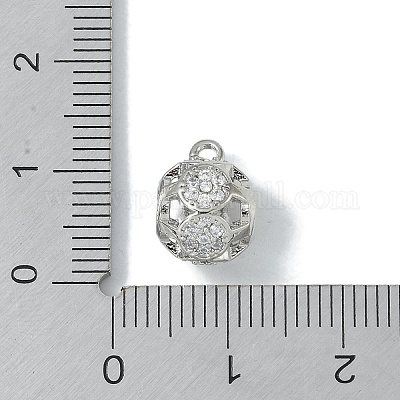 Стеллажное покрытие латунь микро паве кубический цирконий трубчатые поручни KK-A220-01P-1