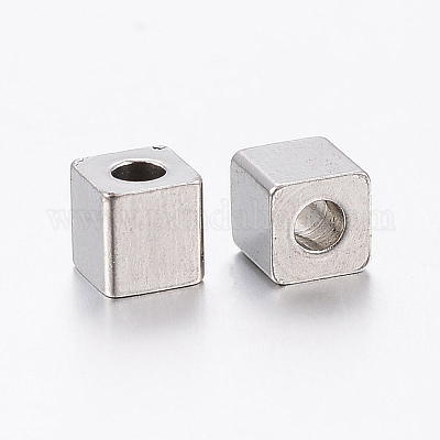 Бусины из нержавеющей стали марки 304 STAS-F148-5x5-06P-1