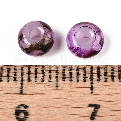 3/0 стеклянные бусины с краской для запекания GLAA-G118-02F-1