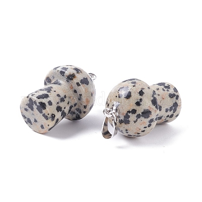 Природные яшмы далматин подвески G-M380-B09-P-1