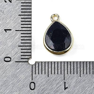 Граненые подвески из натурального окрашенного лазурита G-U019-05G-07-1