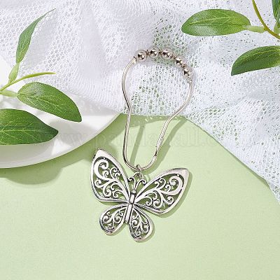 Железные кольца для занавесок для ванной комнаты&nbsp;AJEW-JB01189-03-1