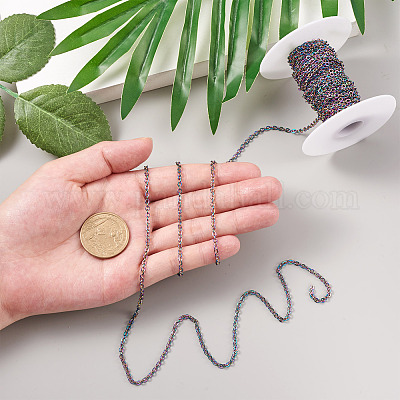 Кабельные цепи из нержавеющей стали 304 с вакуумным покрытием pvd CHS-TA0001-14-1