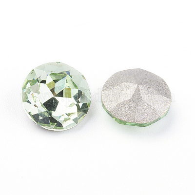 Заостренные назад и обратно покрытые стеклом хрустальные кабошоны k9 RGLA-J012-8mm-238-1