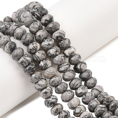 Натуральная карта каменные бусы пряди&nbsp;G-C259-A35-5x8mm-1