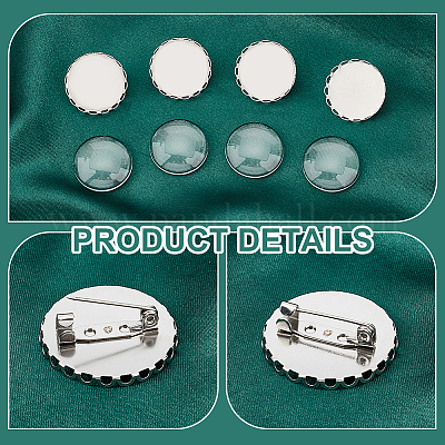 Набор для изготовления броши из нержавеющей стали 304 в виде купола своими руками DIY-UN0056-15-1