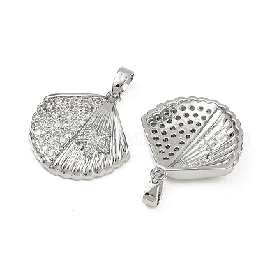 Латунные микро проложить кубического циркония подвески KK-C093-07P-1