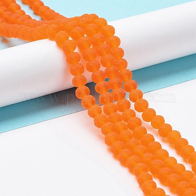 Прозрачные стеклянные бусины X-EGLA-A034-T6mm-MD25-1