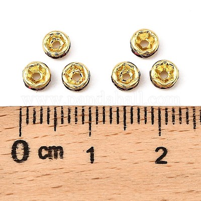 Латунь марки А горный хрусталь Spacer бисер&nbsp;RSB034NF-09G-1