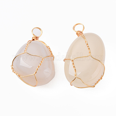 Подвески из натурального дендритного агата G-N332-50-14-1