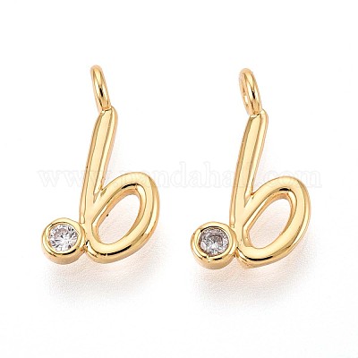 Латунные микро проложить кубического циркония подвески KK-N263-97G-B-1