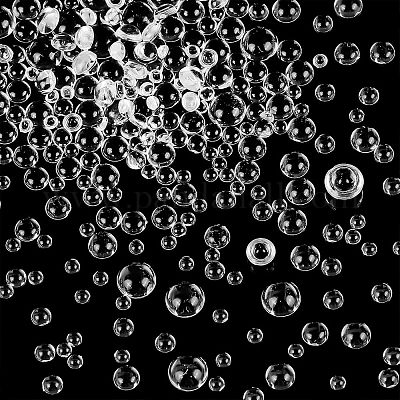 1700шт 5 стиля прозрачных кабошонов из смолы RESI-CA0001-31-1