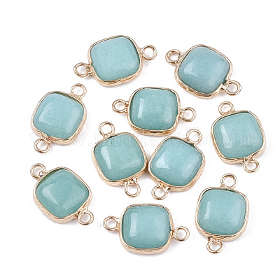 Соединители звеньев естественного белого нефрита G-S344-69D-1