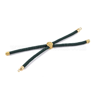 Изготовление браслетов из нейлоновых шнуров AJEW-P116-01G-22-1