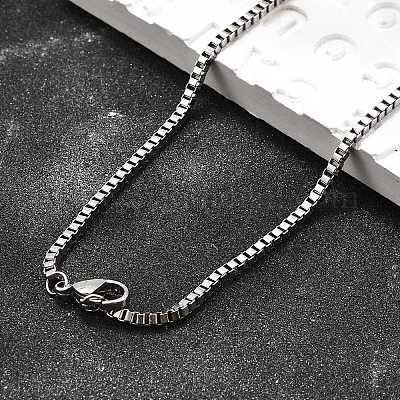 Устойчивые к потускнению венецианские цепи из хирургической нержавеющей стали 316 NJEW-JN01293-04-1