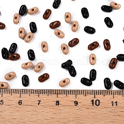 Непрозрачные акриловые бусины MACR-T048-02M-01-1