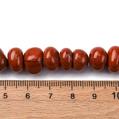 Нити натуральных бусин из красного язепера G-RM250109-B4-1