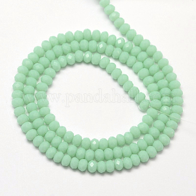 Стеклянные бусы граненые рондель EGLA-J134-3x2mm-A07-1