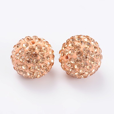 Бусины со стразами&nbsp;RB-H284-8MM-362-1