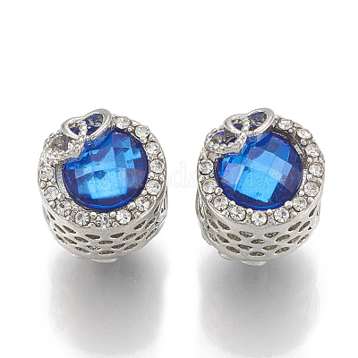 Бусины из сплава и страза PALLOY-T048-13P-01-1