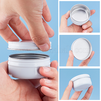 Круглые алюминиевые жестяные банки CON-WH0079-13B-1