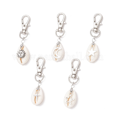 Подвески из натуральных ракушек каури HJEW-JM03318-1