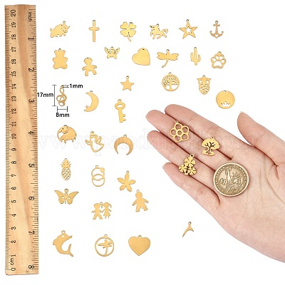 36 шт. 36 подвески из нержавеющей стали 304 sgSTAS-SZ0001-59G-1