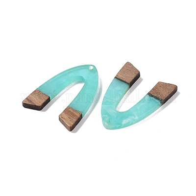 Подвески из смолы и дерева&nbsp;LS-WOOD-F015-16D-1