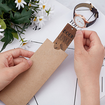 Набор деревянных закладок AJEW-WH0305-024-1