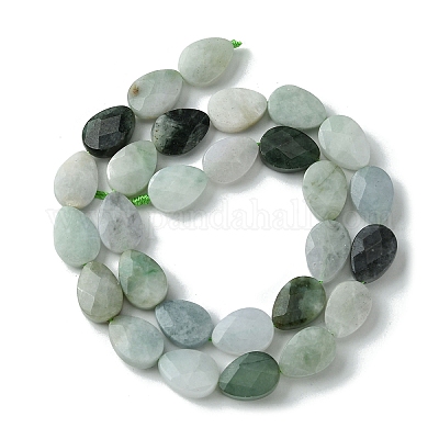 Natürliche Myanmar-Jadeit-Perlenstränge&nbsp;G-A092-B01-02-1
