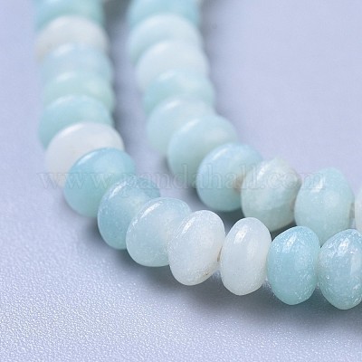 Природных амазонит бисер нитей G-F638-09-1