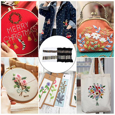 12 моток 2 цвета 6-слойная полиэфирная мулине для вышивания OCOR-GF0003-42-1