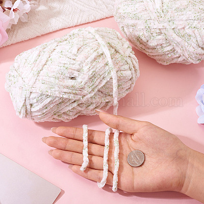 2 моток полиэфирной пряжи для вязания спицами и крючком OCOR-TA0003-10-1