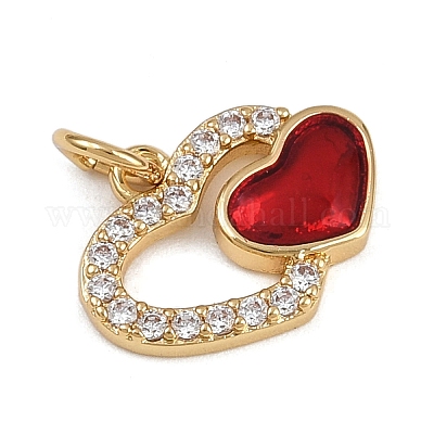 Латунные микро проложить кубического циркония подвески KK-B150-03G-01-1