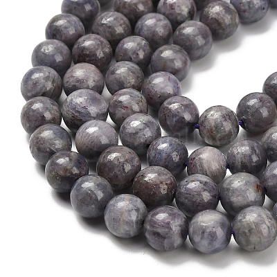 Природные иолит нитей бисера G-C259-B06-8mm-1