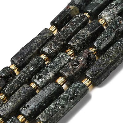 Природные SERAPHINITE нитей бисера G-D353-A05-1