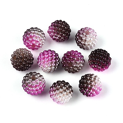 Имитация жемчуга акриловые&nbsp;OACR-T004-15mm-02-1