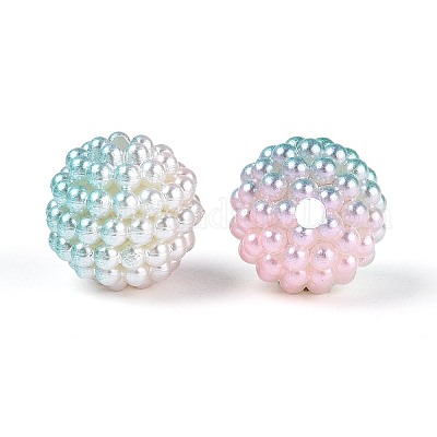 Имитация жемчуга акриловые&nbsp;OACR-T004-15mm-03-1