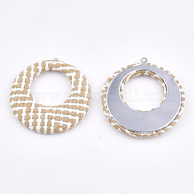 Подвески из рафии ручной работы WOVE-T005-36M-1