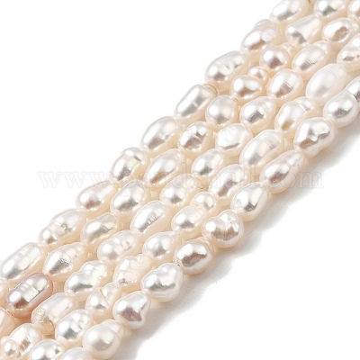 Нити из натурального культивированного пресноводного жемчуга PEAR-I007-01O-01D-1