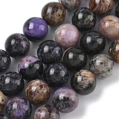 Естественно чароитовыми бисер пряди&nbsp;G-C270-O03-10-1