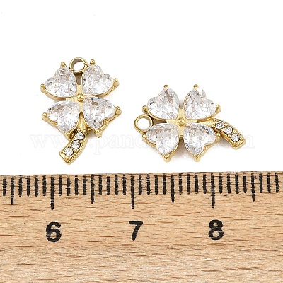 Подвески из стекла из нержавеющей стали 304 STAS-P415-05G-02-1