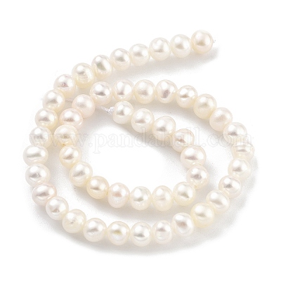 Нити из натурального культивированного пресноводного жемчуга PEAR-C003-08E-1