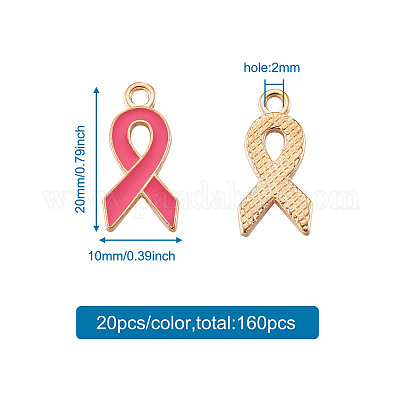 160шт 8 цвета сплава эмалевые подвески ENAM-CD0001-13-1