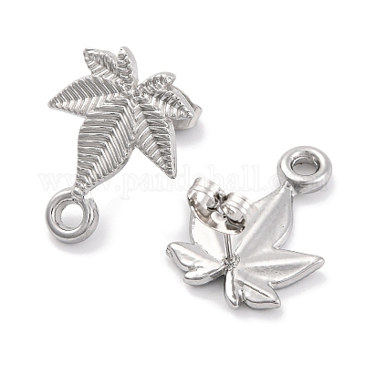 Фурнитура для сережек-гвоздиков из нержавеющей стали 304 EJEW-H013-18P-1