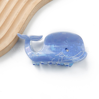 Заколки для волос из ПВХ с китовым когтем и большими когтями PW-WGD61FE-06-1