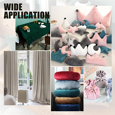 Ткань дивана из бархатной ткани&nbsp;DIY-WH0056-48A-1